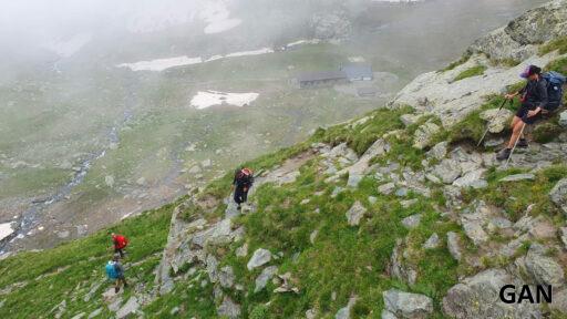 Descente du le refuge Cibrario