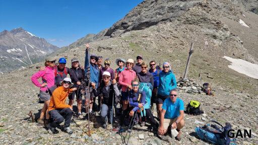 La team Bessanèse au col de l'Autaret